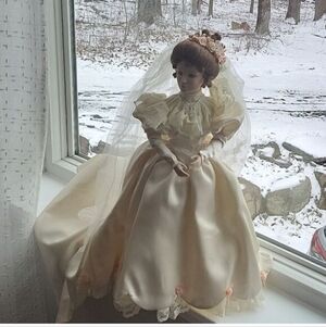 The Ashton-Drake Galeries ,Hand Crafted Porclain Doll.